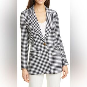 Smythe Tailored 100% wool Blazer jacket in Navy check